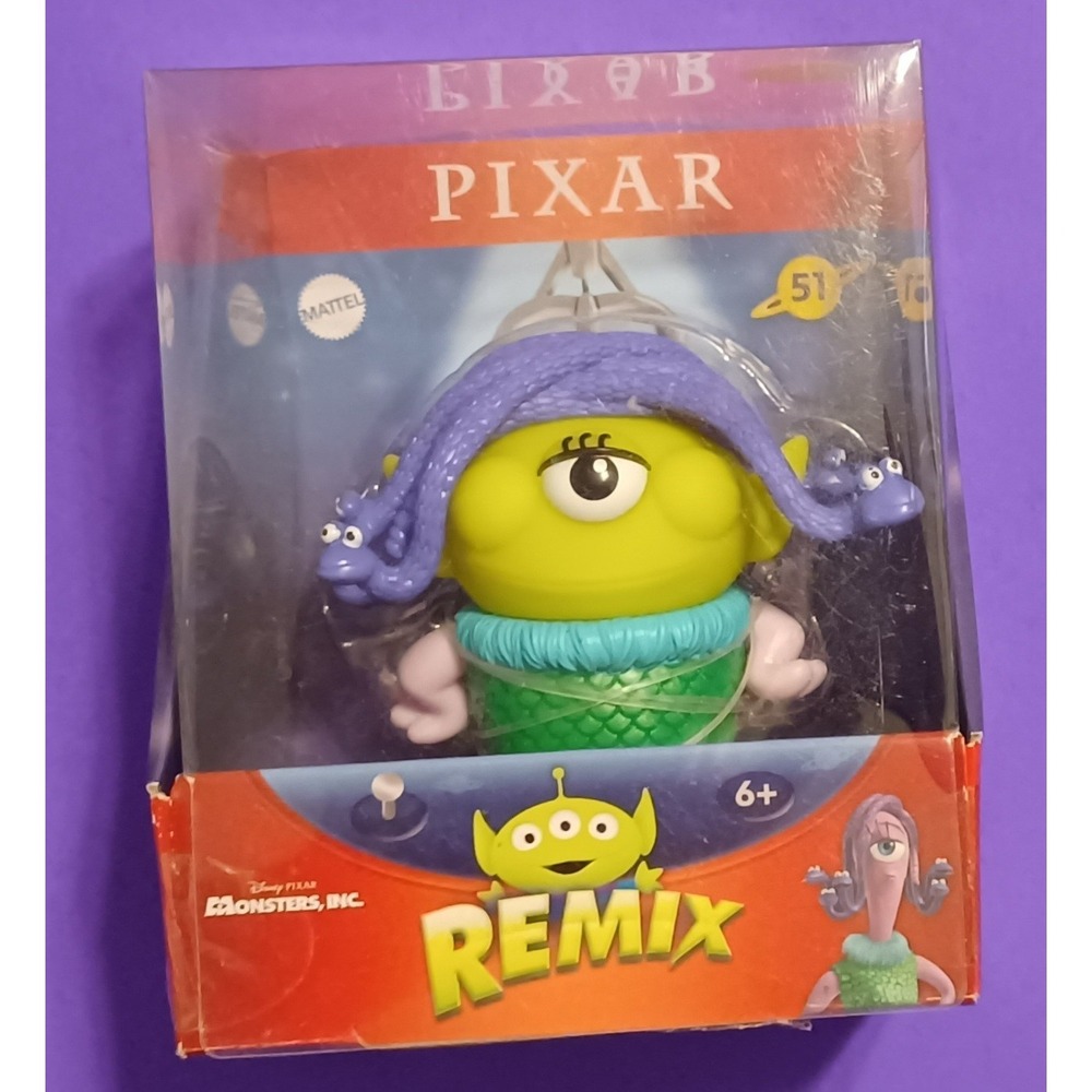 NEW IN BOX Disney Pixar Mattel Alien Remix Monsters Inc Celia #51 Figure